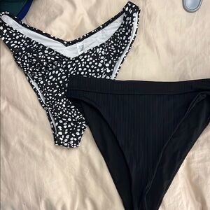 ASOS Black and White Bikini Set